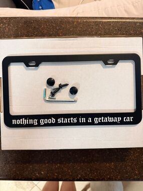 Taylor Swift License Plate Cover